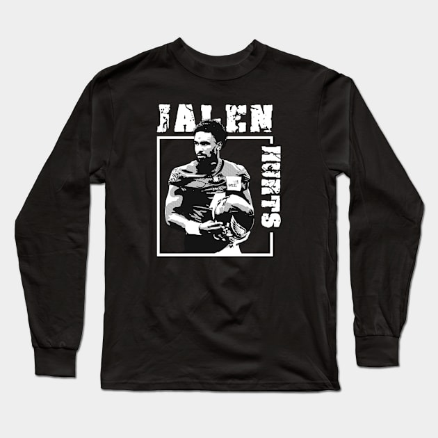 Jalen hurts Long Sleeve T-Shirt by Buddydoremi